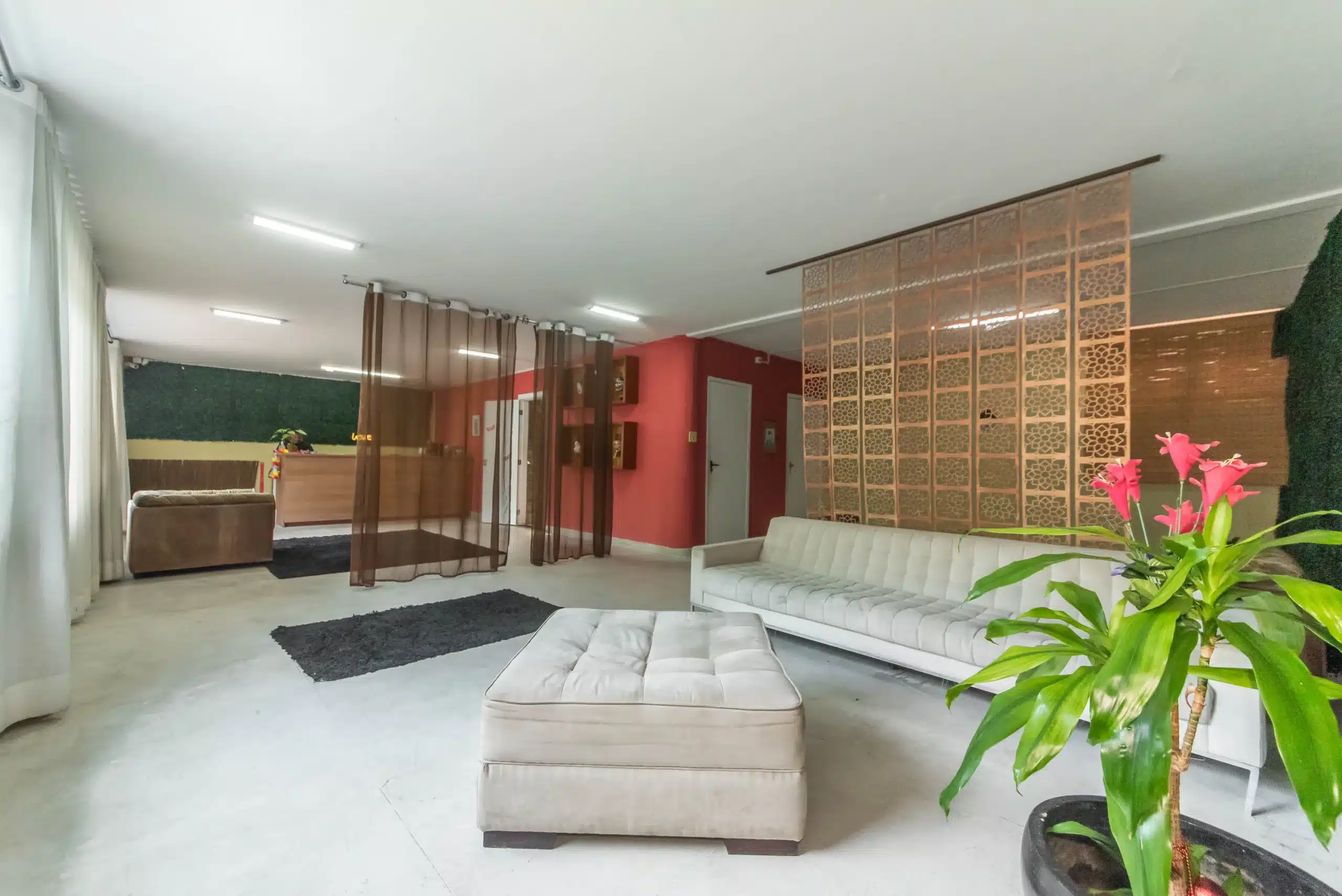 Ambiente discreto e reservado