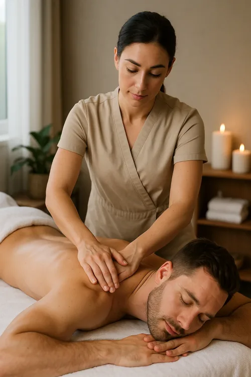 Massagem sensual em suíte climatizada na casa de massagem em Piraporinha, no ABC Paulista