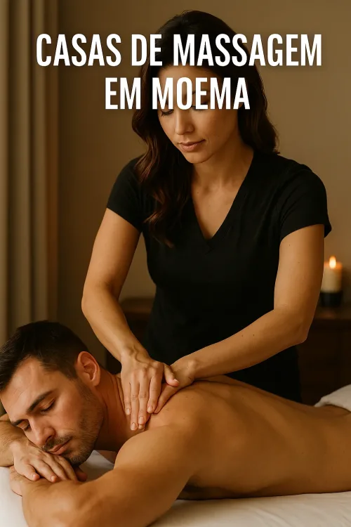 Ambiente de casa de massagem com suíte privativa no bairro de Moema, São Paulo